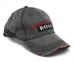 마틴로즈[martine rose] 롤백 캡 워시드 그레이