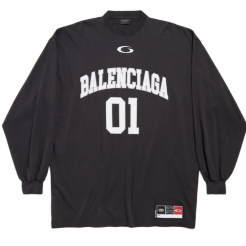 발렌시아가[Balenciaga] 바스켓볼 롱슬리브 티셔츠 (2Color)
